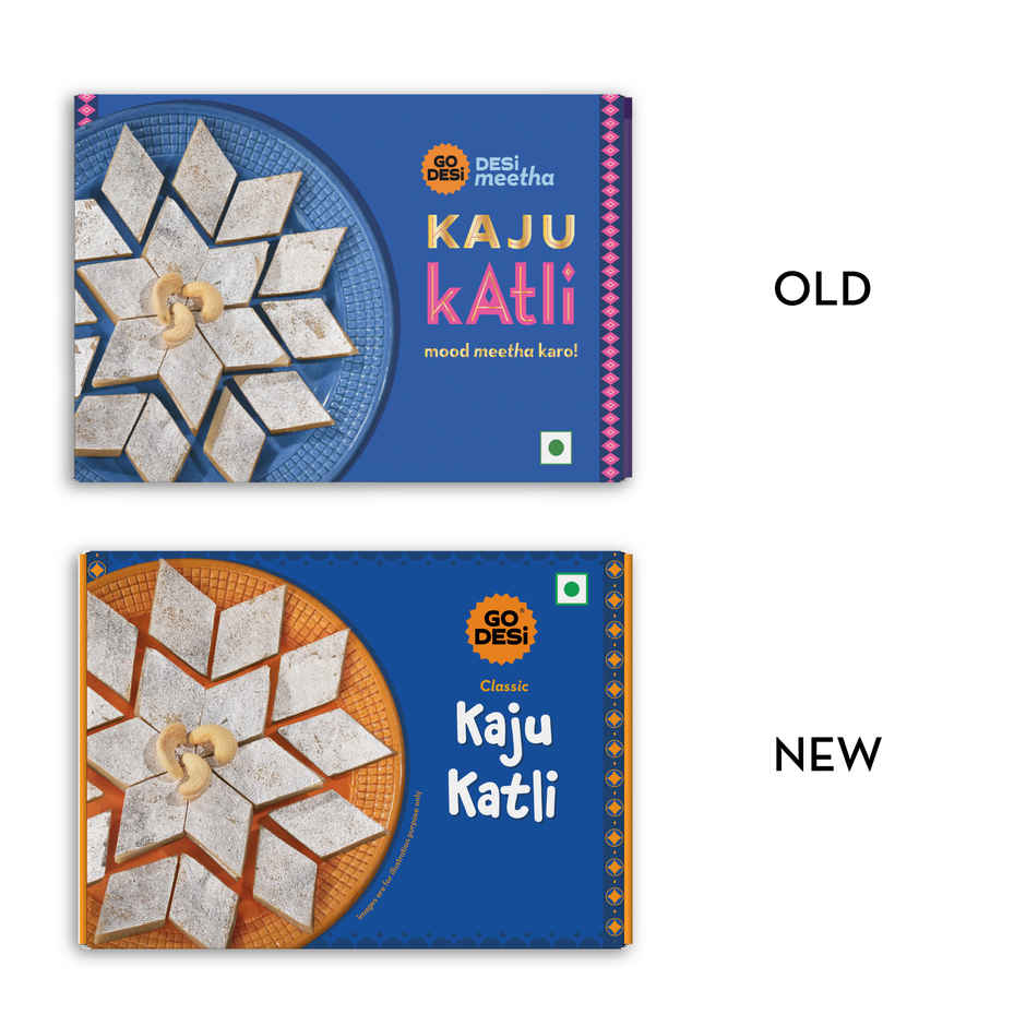 Kaju Katli Classic | Kaju Barfi | Sweets | By Go Desi (200g) & Besan Laddoo | With Ghee | Laddu | Sweets By Go Desi (180g) Combo