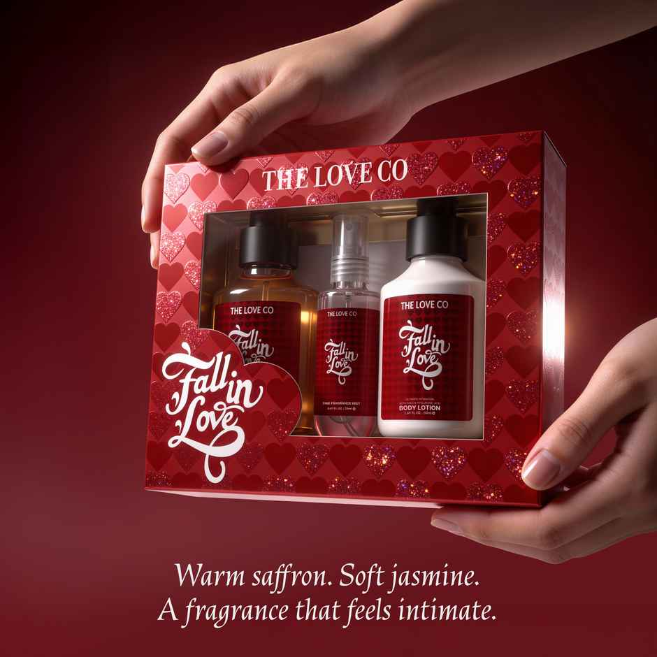 The Love Co Fall in Love Bath & Body Gift Set