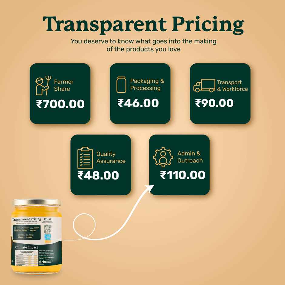 Humpy A2 Desi Gir Cow Ghee 