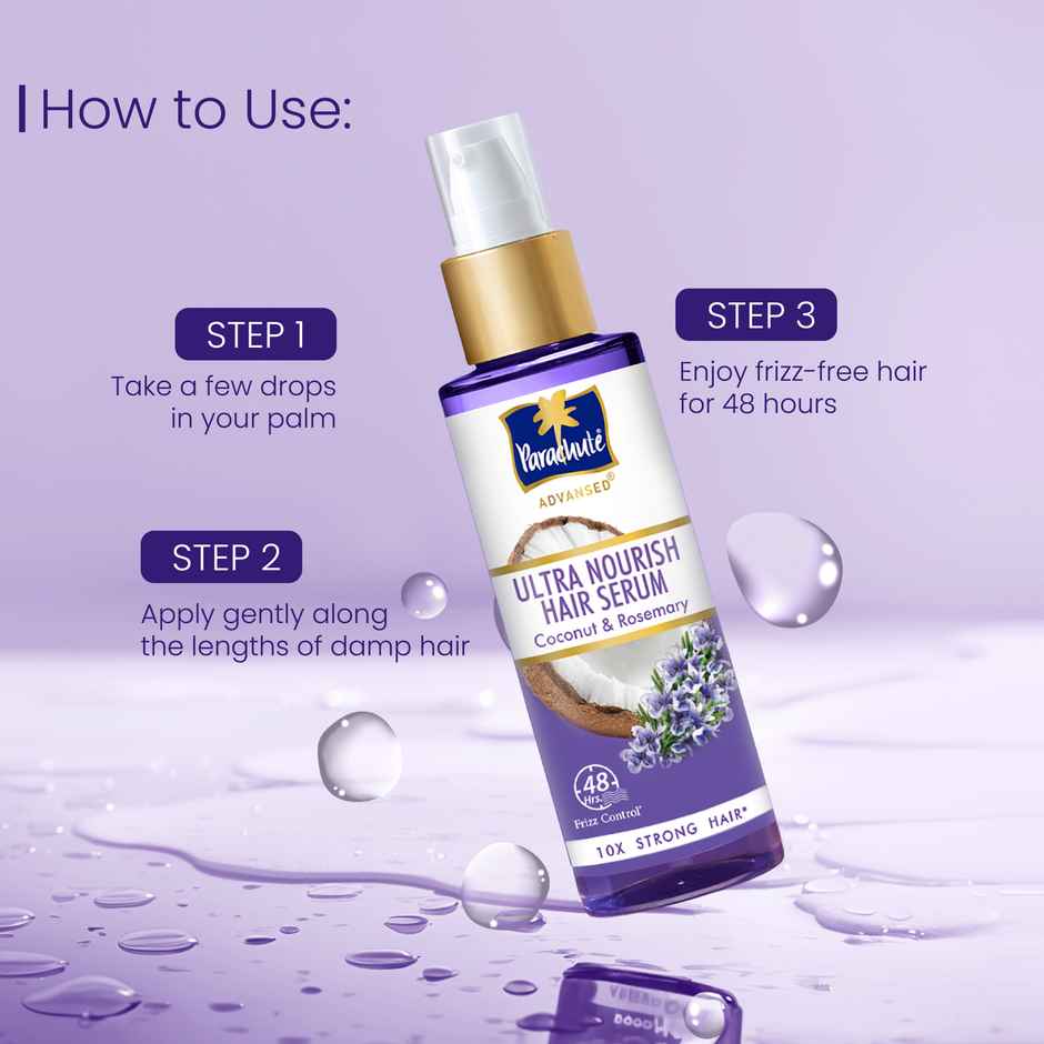 Parachute Advansed Ultra Nourish Hair Serum | Coconut & Rosemary