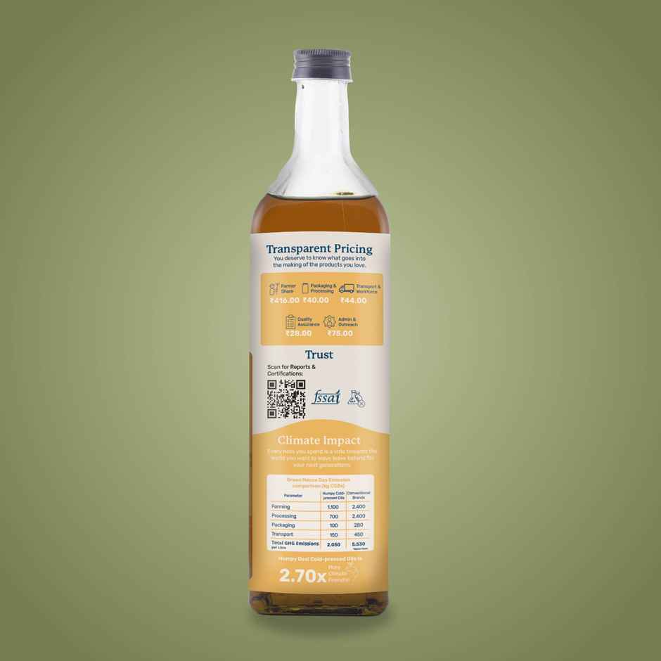 Humpy Farms Sesame (Til-Gingelly) Cold Pressed Oil