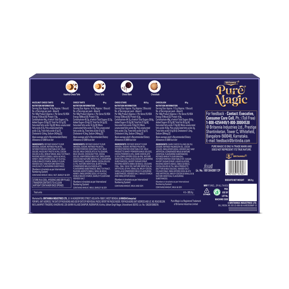 Britannia Pure Magic Festive Pack