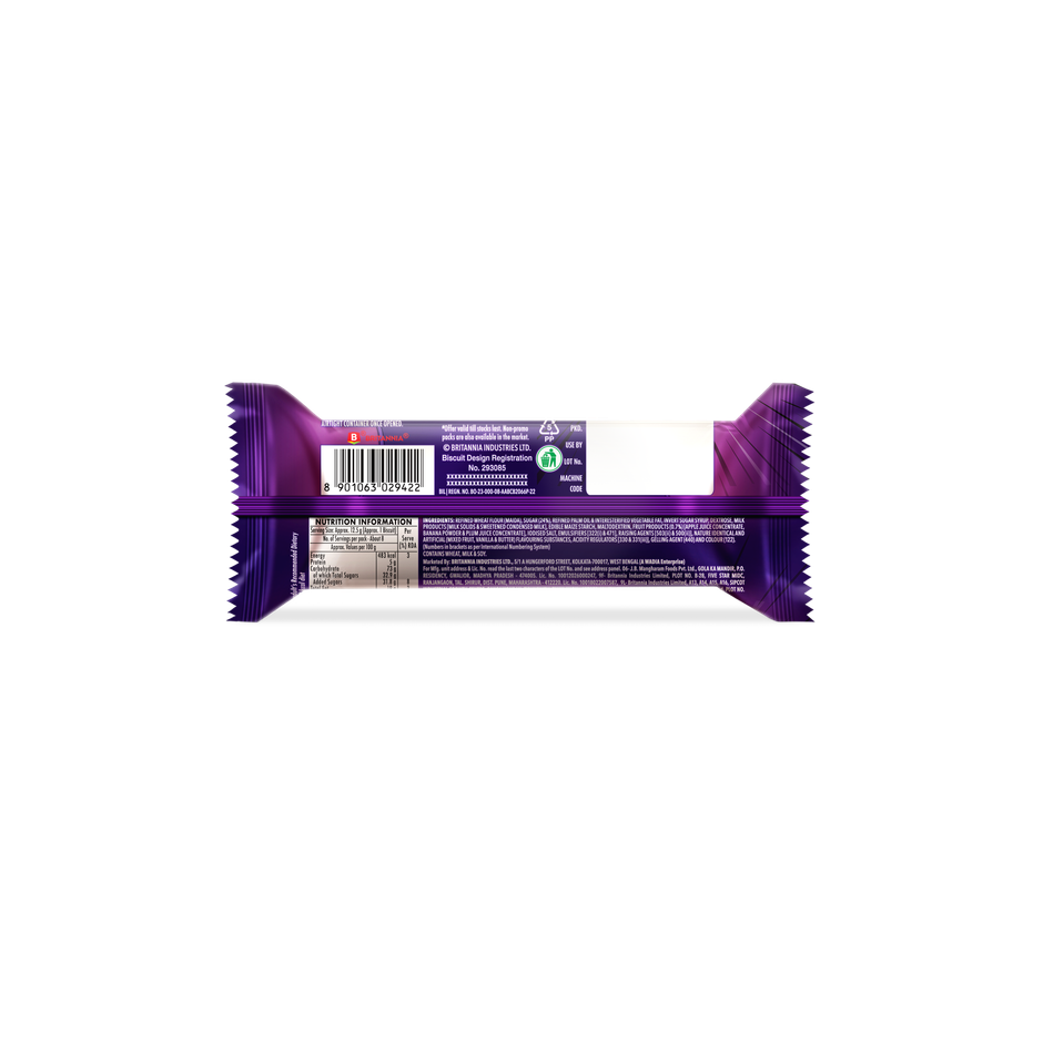 Britannia Treat Jim Jam Naughty Jam creme Biscuits | Trans Fat-free