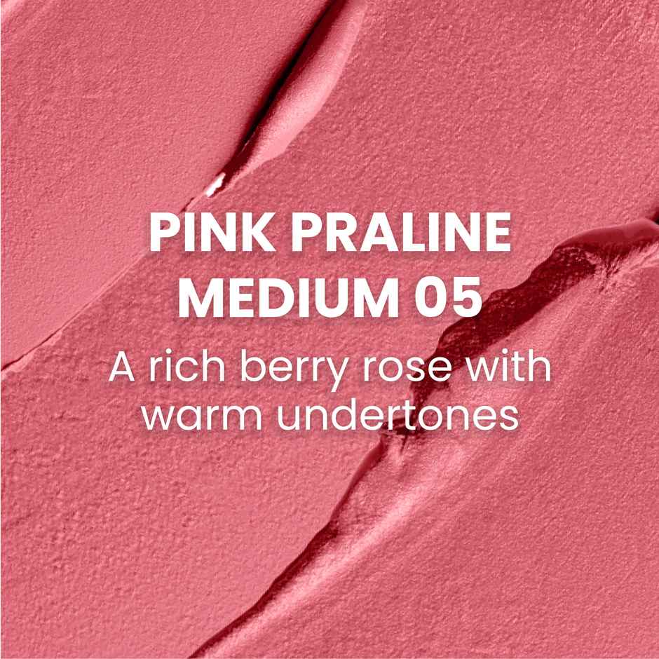 Typsy Beauty Cocoa Peptide Velvet Matte Lipstick Pink Praline Medium | Lightweight, Hydrating