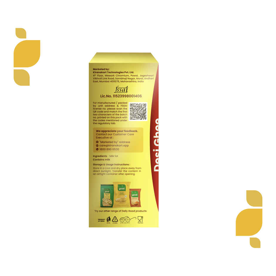 Daily Good Pure Desi Ghee