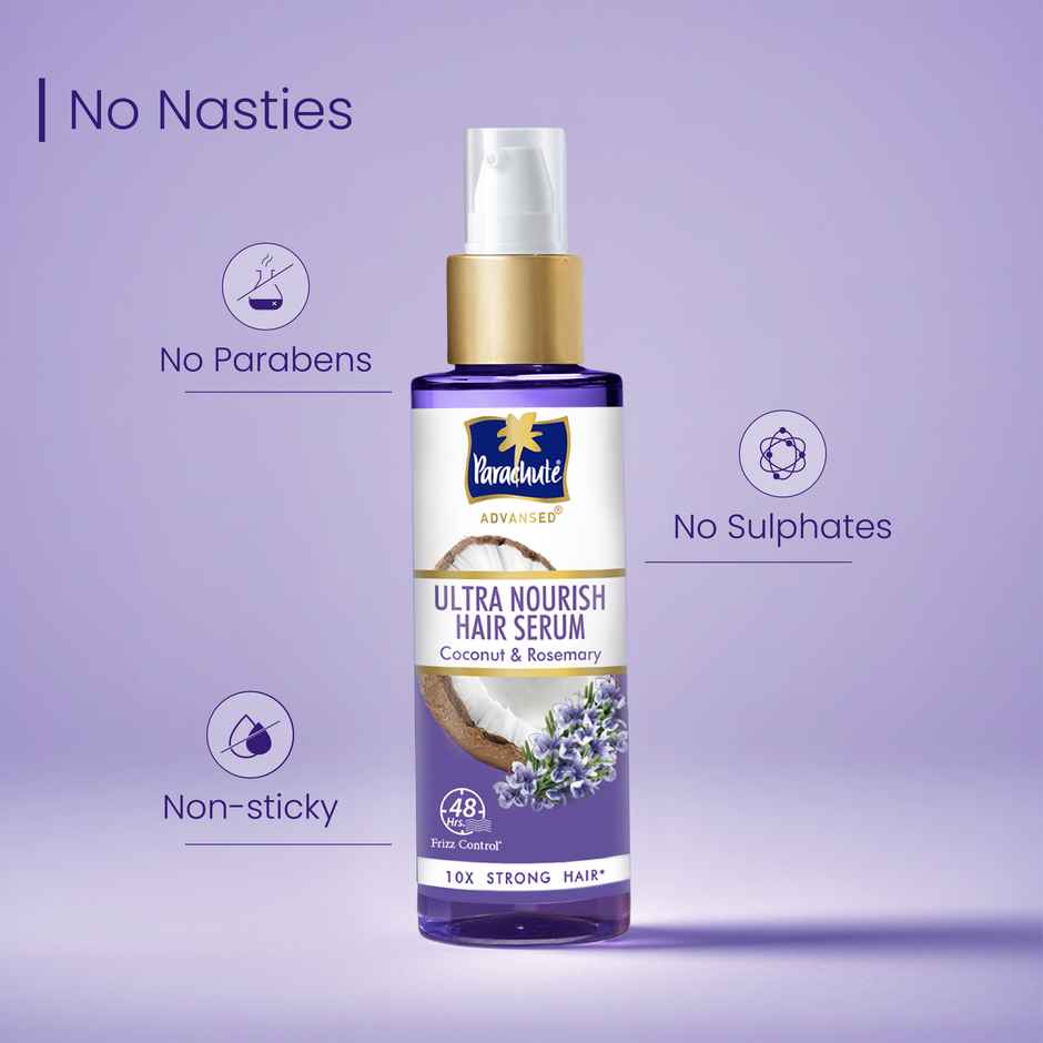 Parachute Advansed Ultra Nourish Hair Serum | Coconut & Rosemary