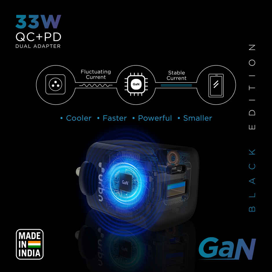 URBN 33 Watts Wall Adapter (Black)