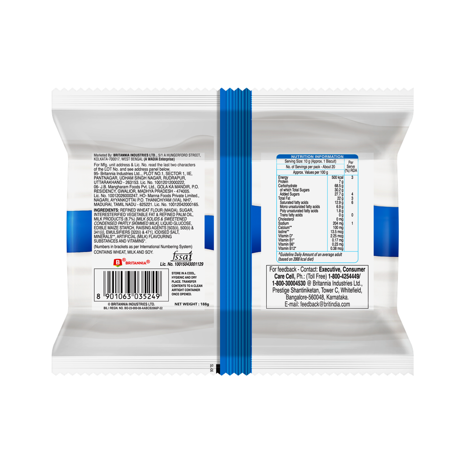 Britannia Milk Bikis Biscuits