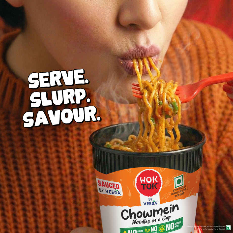 Wok Tok by Veeba Chowmein Noodles in a Cup