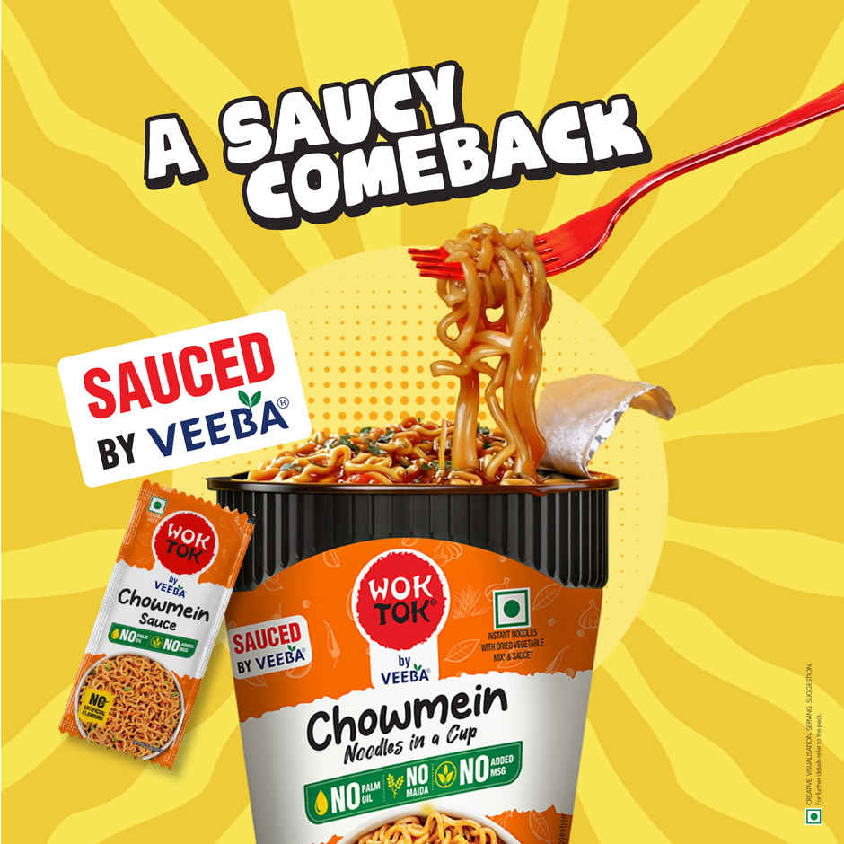 Wok Tok by Veeba Chowmein Noodles in a Cup