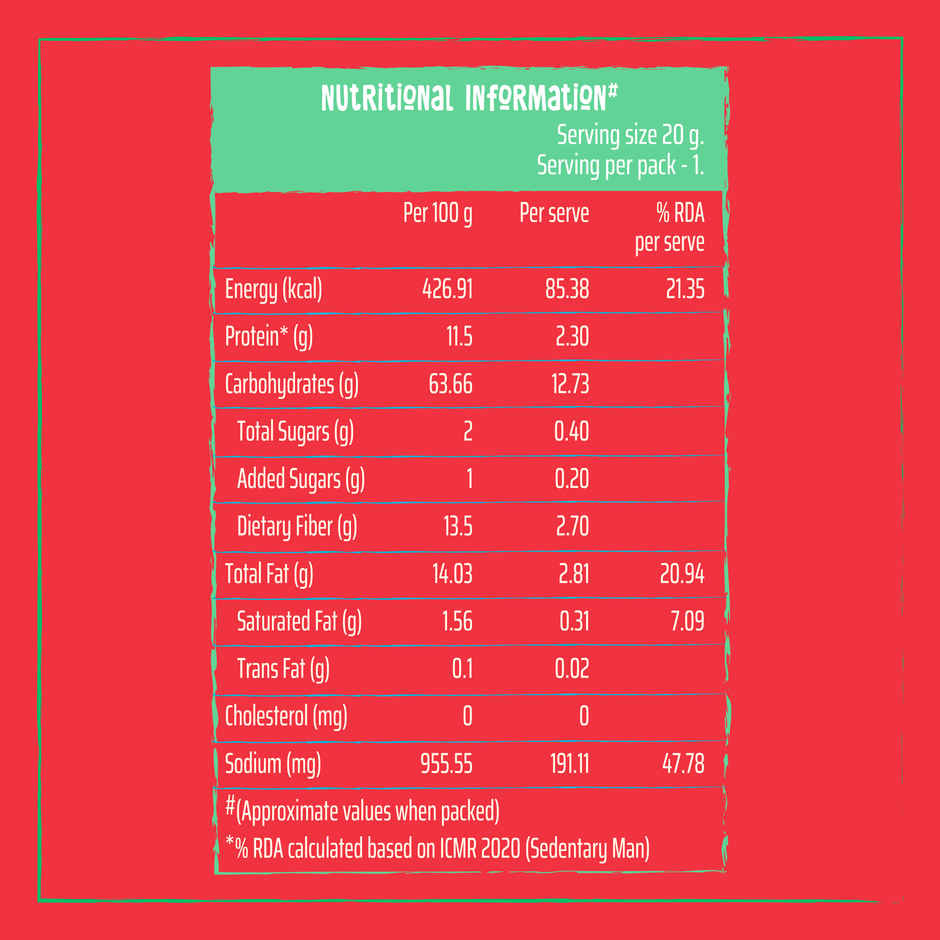 Wickedgud Chickpea Popped Chips | Perfect Pudina