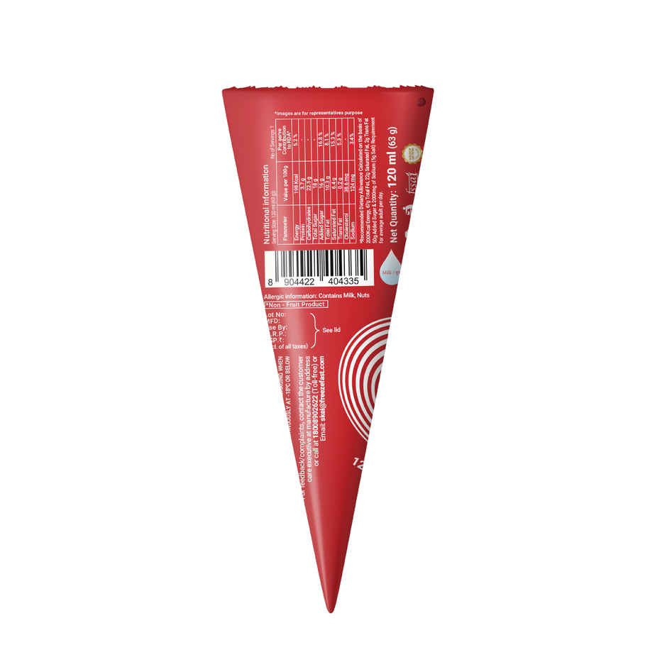 Skei Red Velvet Ice Cream Cone
