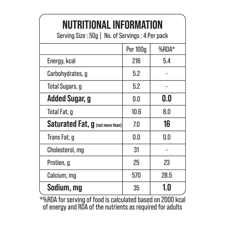 Nandini High Protein Medium Fat Paneer