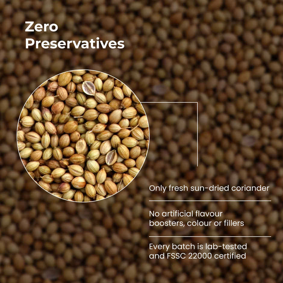 Khetika Stone Ground Coriander Powder, Single Origin, With Natural Oils, Toxin Free, Reusable Pouch