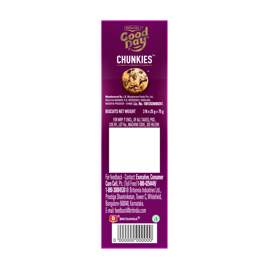 Britannia Good Day Chunkies Chocolate Chip