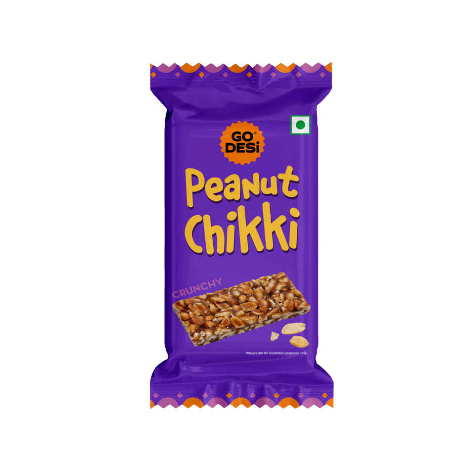 Peanut Chikki Bar, By GO DESi