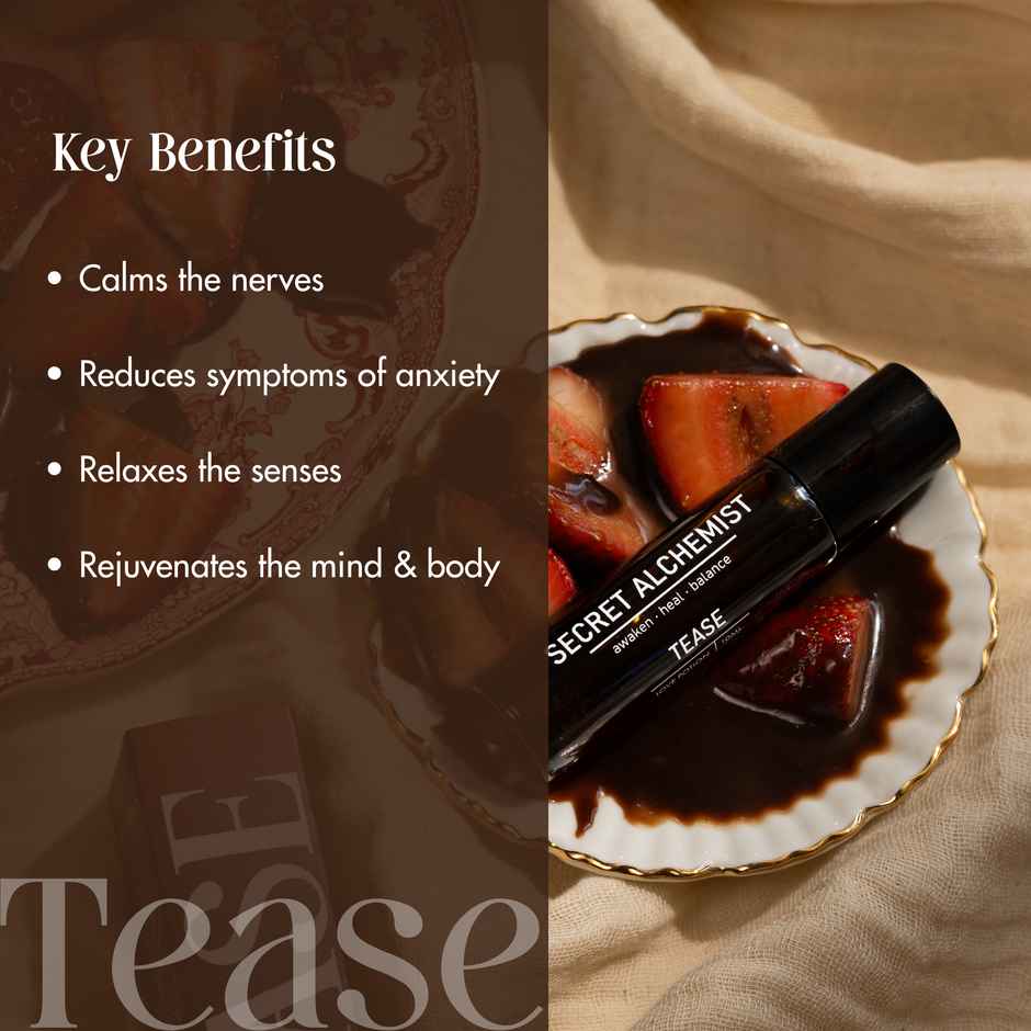 Secret Alchemist Tease Love Potion - Aphrodisiac for Mood Enhancement, Vitality & Performance