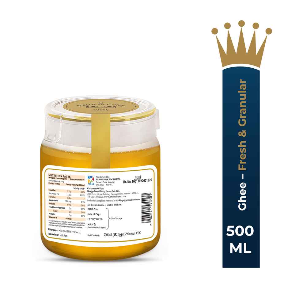 Pride Of Cows Pure Cow Ghee - Single Origin Jar