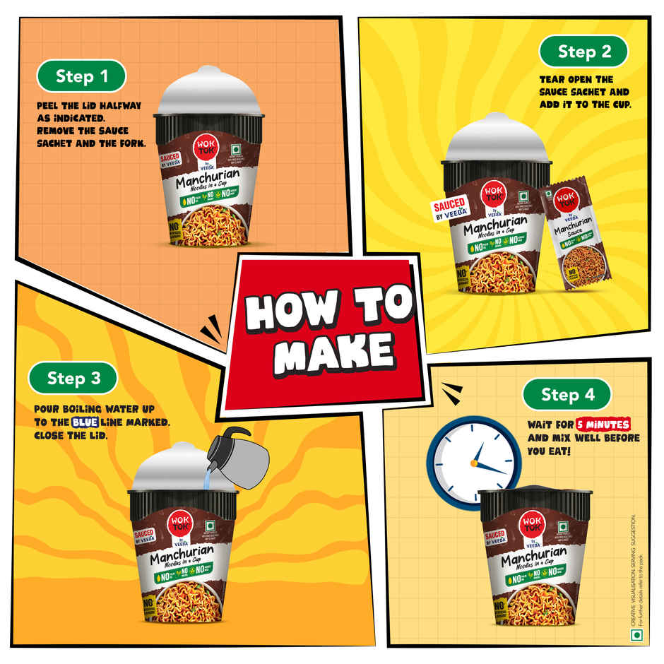 Wok Tok by Veeba Manchurian Noodles in a Cup