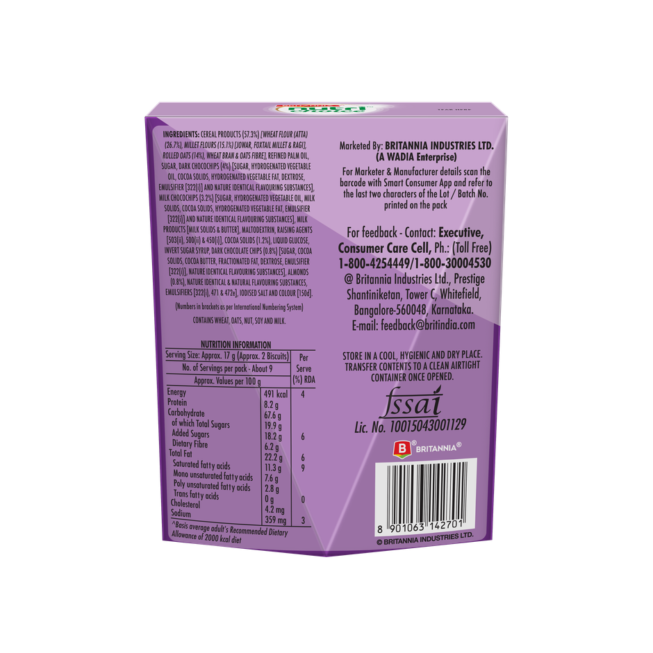 Britannia Nutrichoice Oats & Millets | Chocolate