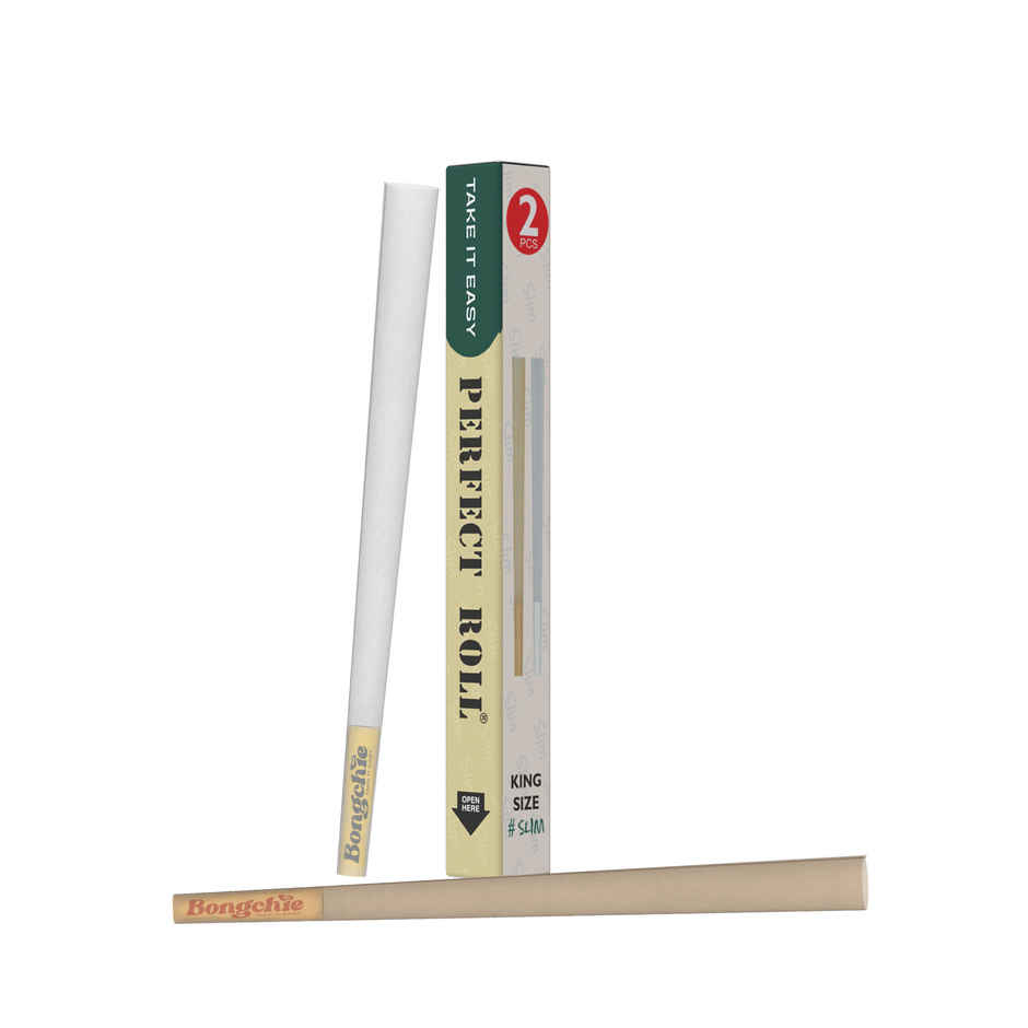 Bongchie Perfect Roll Slim - 1 Natural + 1 White (2 Cones X 3 Packs)