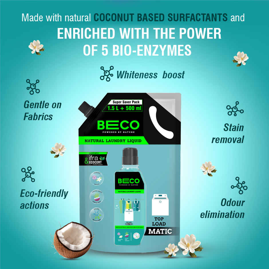 Beco Top Load Laundry Detergent Liquid Refill