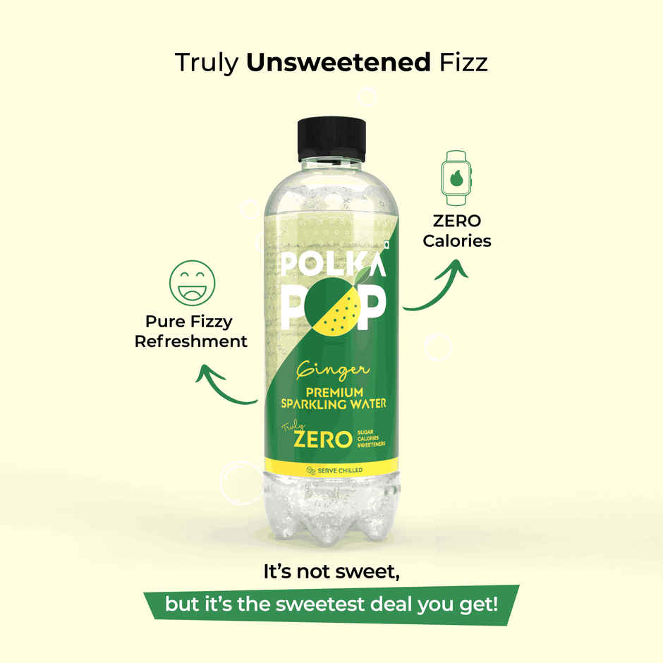 Polka Pop Ginger Sparkling Water