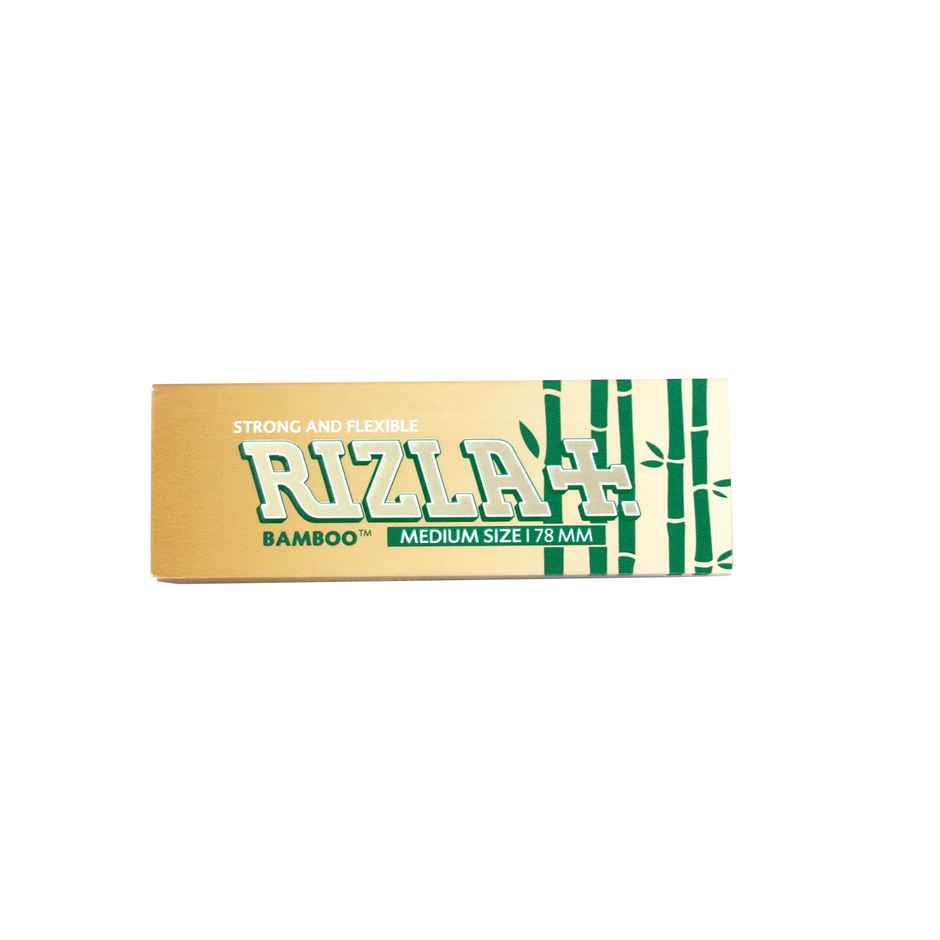 Rizla + Bamboo Medium Size Rolling Paper 78Mm Brown