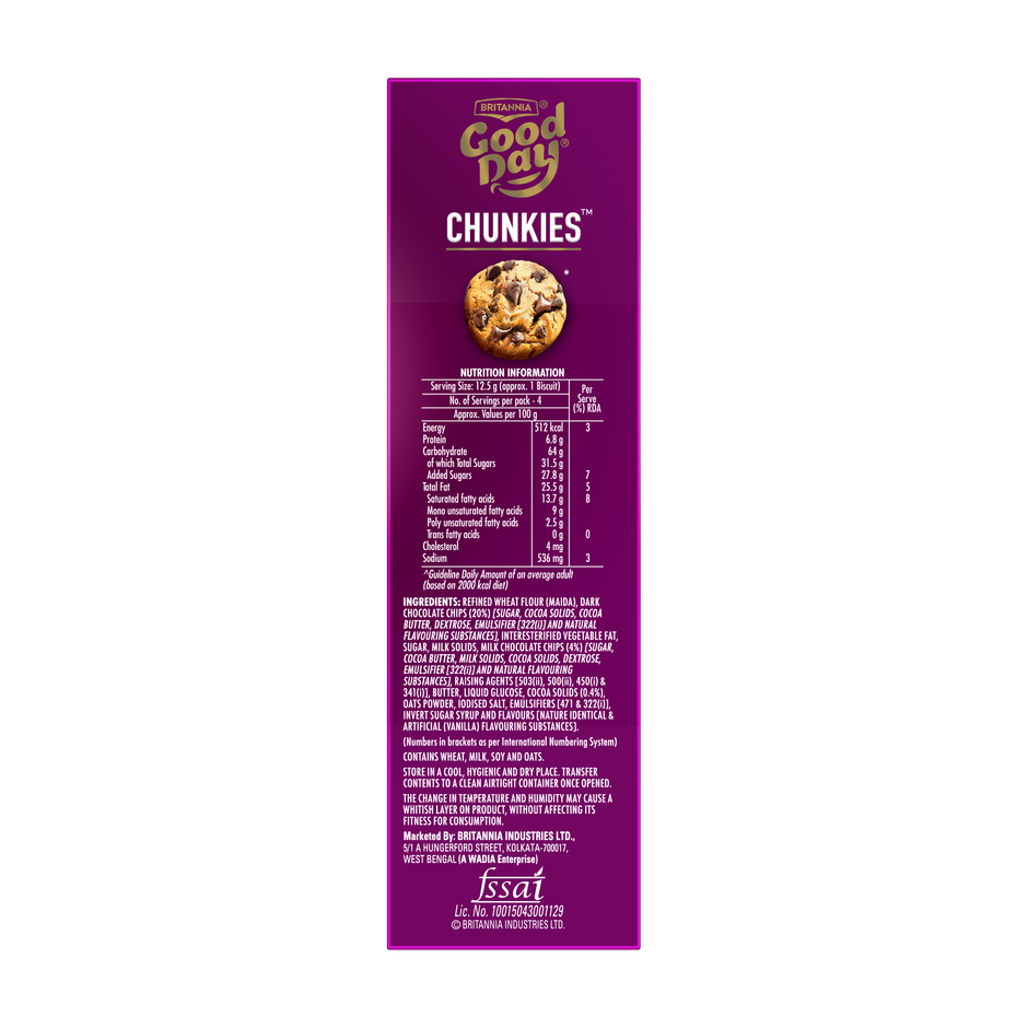 Britannia Good Day Chunkies Chocolate Chip