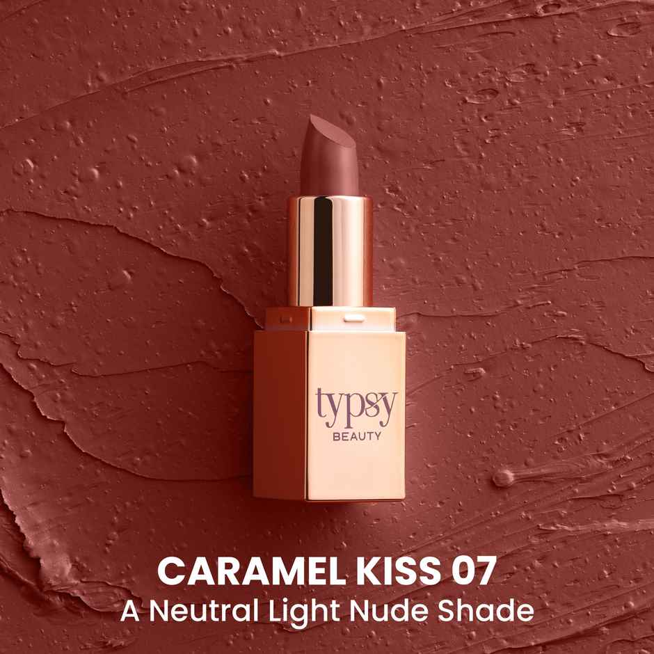 Typsy Beauty Happy Hour Mini Lippie Caramel Kiss | Bullet Lipstick | Creamy Matte