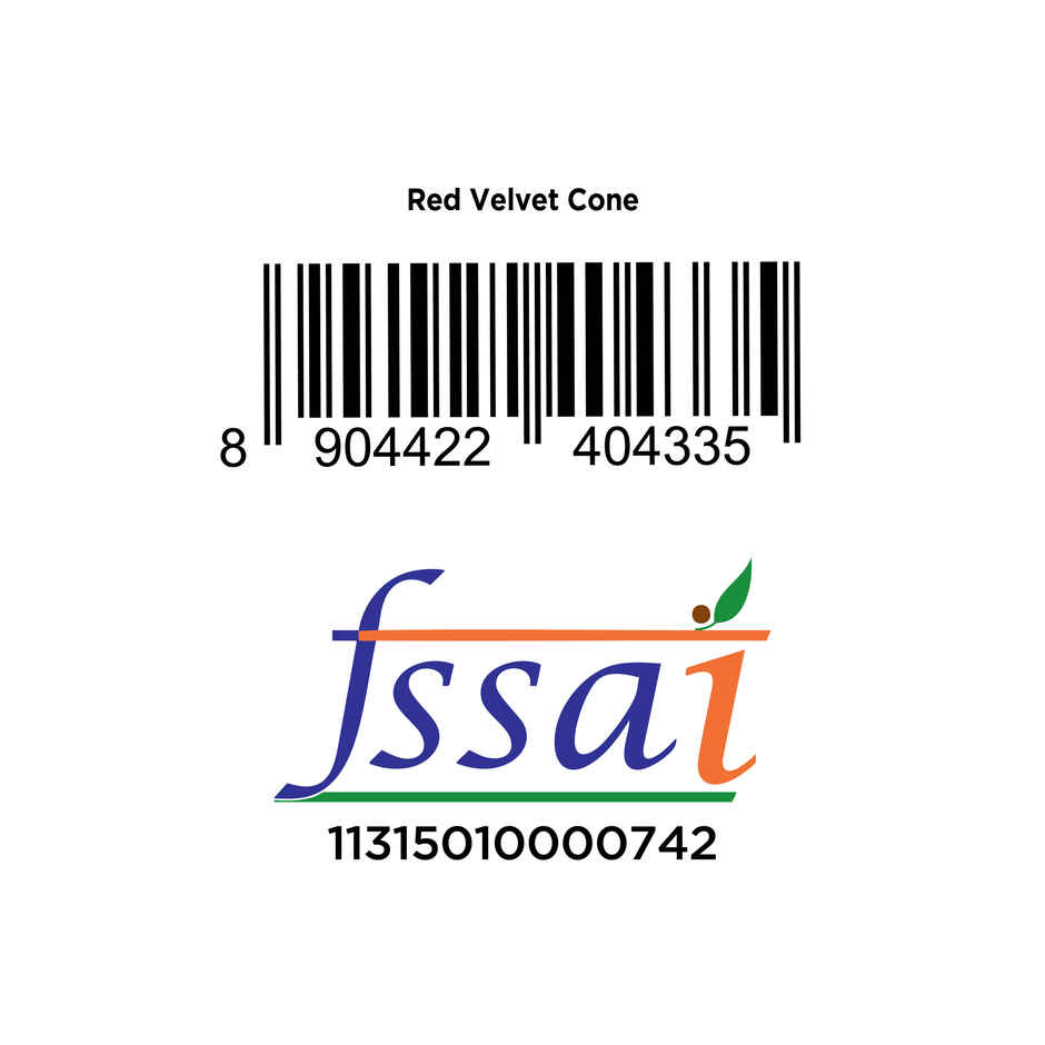 Skei Red Velvet Ice Cream Cone