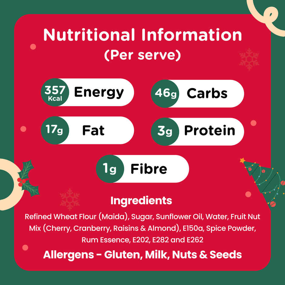 Cakezone Rich Plum Cake | Round