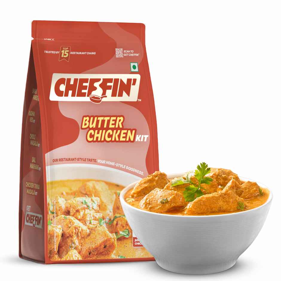 Cheffin' Butter Chicken Masala | Add Fresh Chicken | Serves 2-3 | Ready in 10 Min