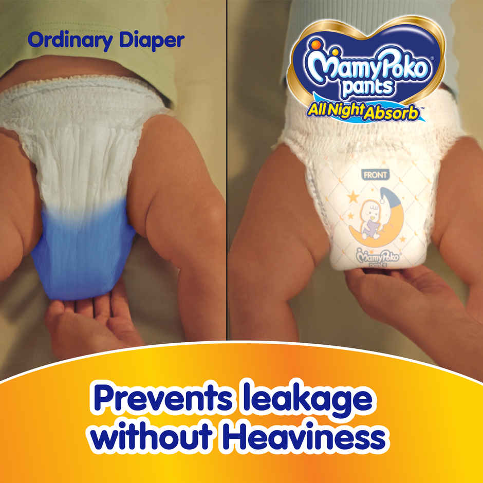 Mamypoko Pants All Night Absorb Pant Style Diaper | M | 46 pcs