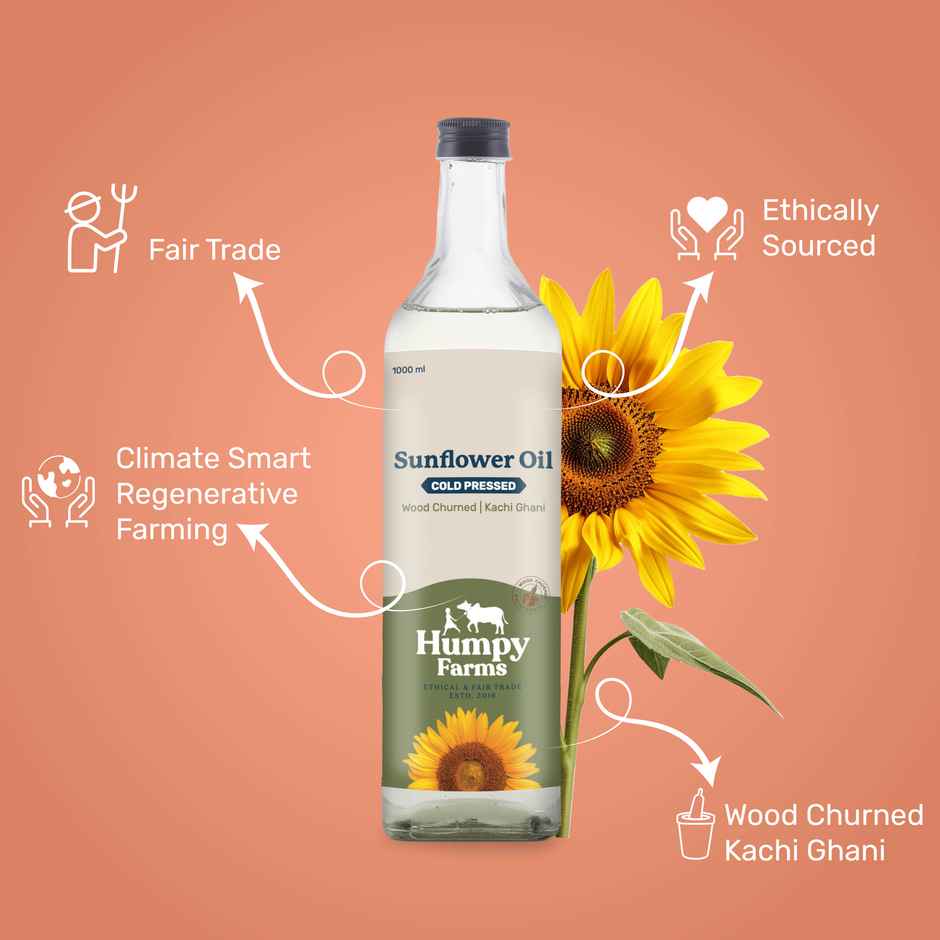Humpy Farms Sunflower Cold Pressed Oil | Healthy Cooking Oil