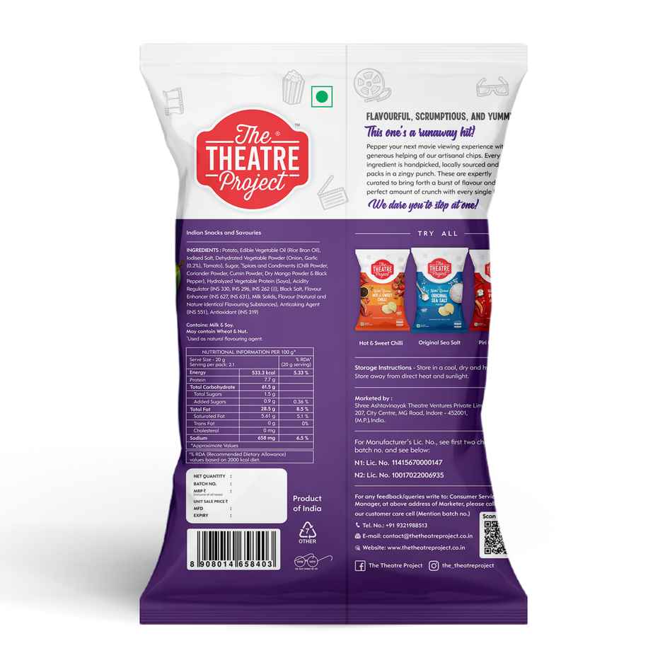 The Theatre Project Kettle Cooked | Exotic Indian Spices