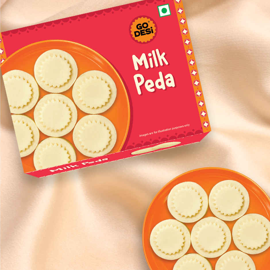 Mysore Pak | Sweets By Go Desi (200g) & Go Desi Milk Malai Peda (200g) Combo