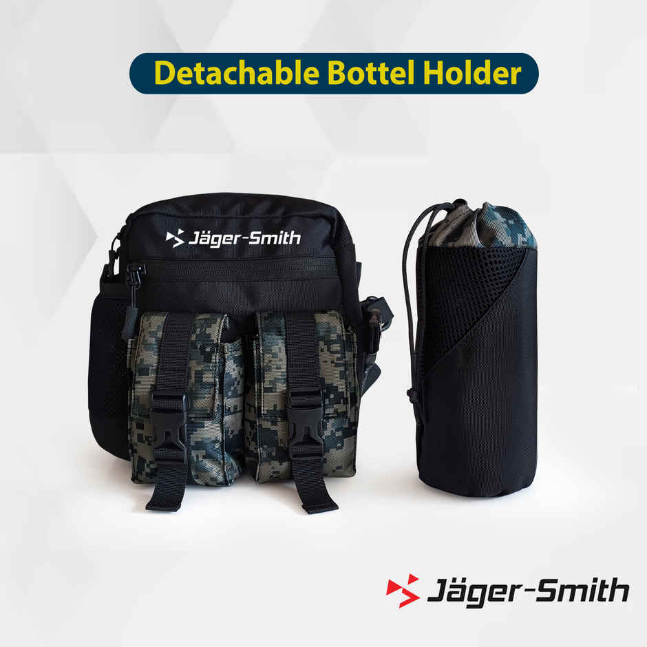Jager-Smith JSWB 101 Adventure Multipurpose Waist Bag | Black and Camoflogue