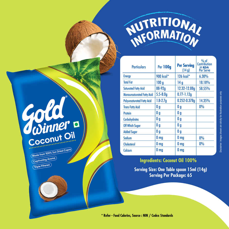 Goldwinner Coconut Oil Pillow Pouch 