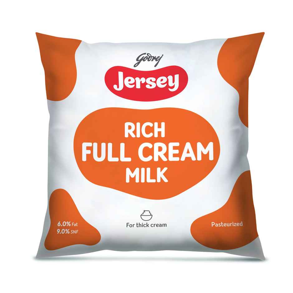 Godrej Jersey Full Cream Fresh Milk | Pouch
