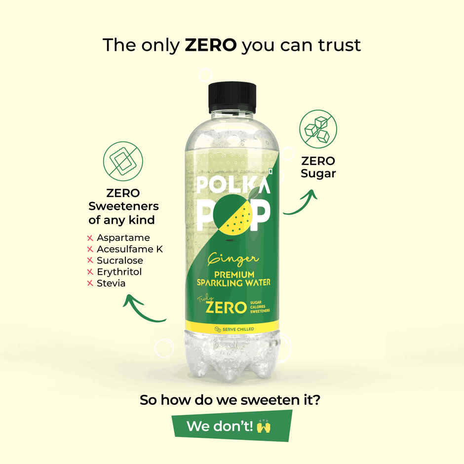 Polka Pop Ginger Sparkling Water