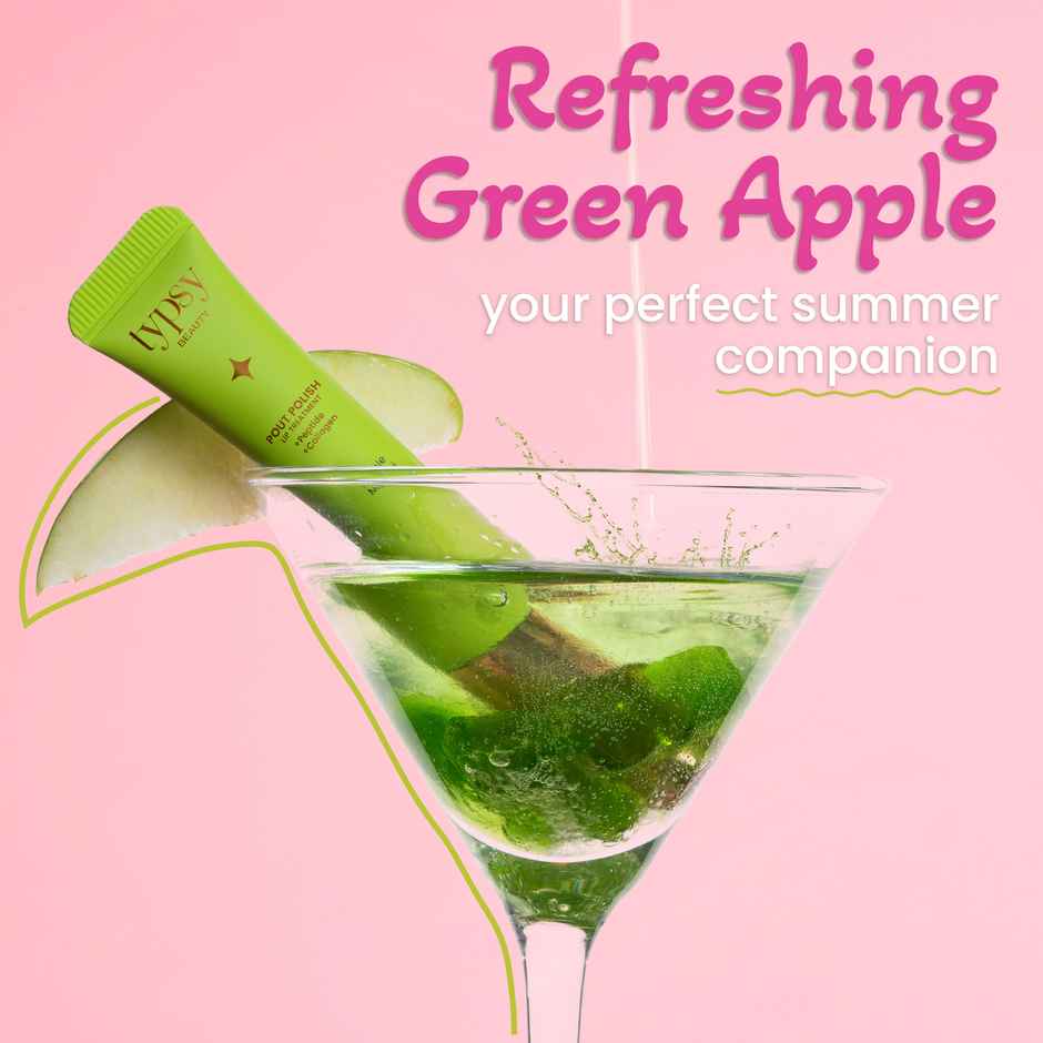 Typsy Beauty Pout Polish Peptide Lip Treatment Balm -Apple Martini