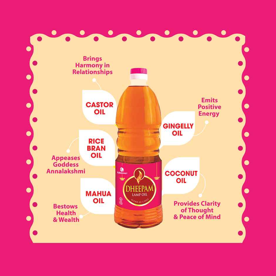 Lamp Oil Pet | Bottle | Dheepam