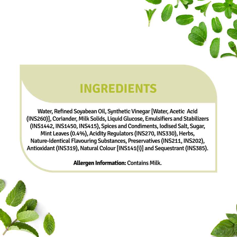 Veeba Mint Mayonnaise Dressing