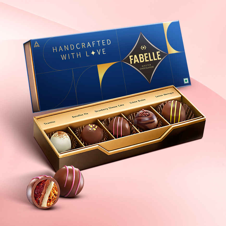 Fabelle Dessert Collection-5 Handcrafted Dessert Inspired Chocolate Truffles Combo
