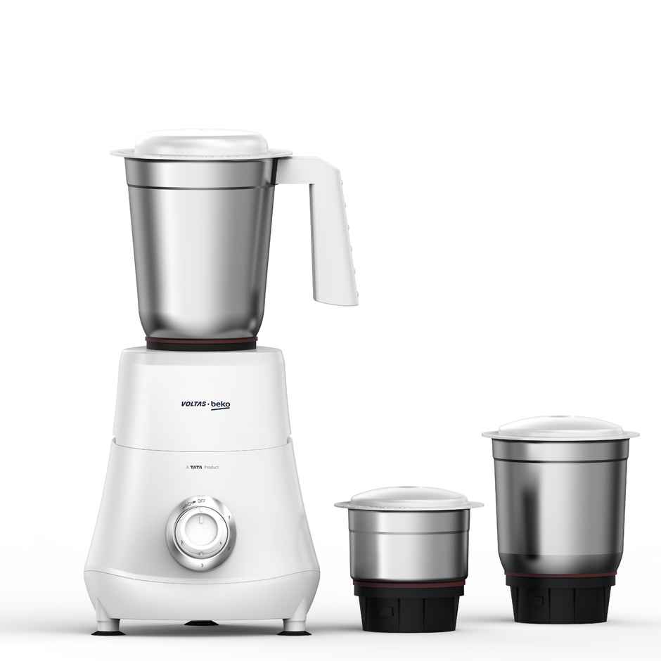 Voltas Beko A Tata Product Mixer Grinder With Grindx Technology G5003Hp | Wh | 500 W | 3 Jar | White