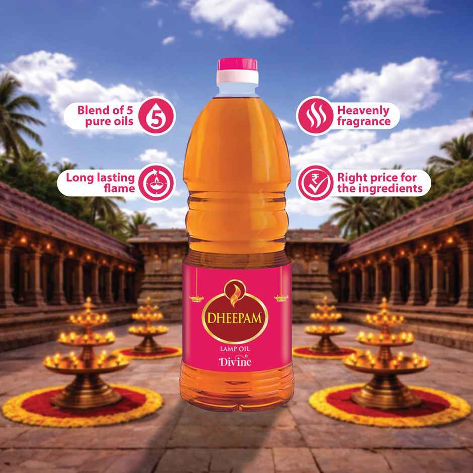 Lamp Oil Pet | Bottle | Dheepam