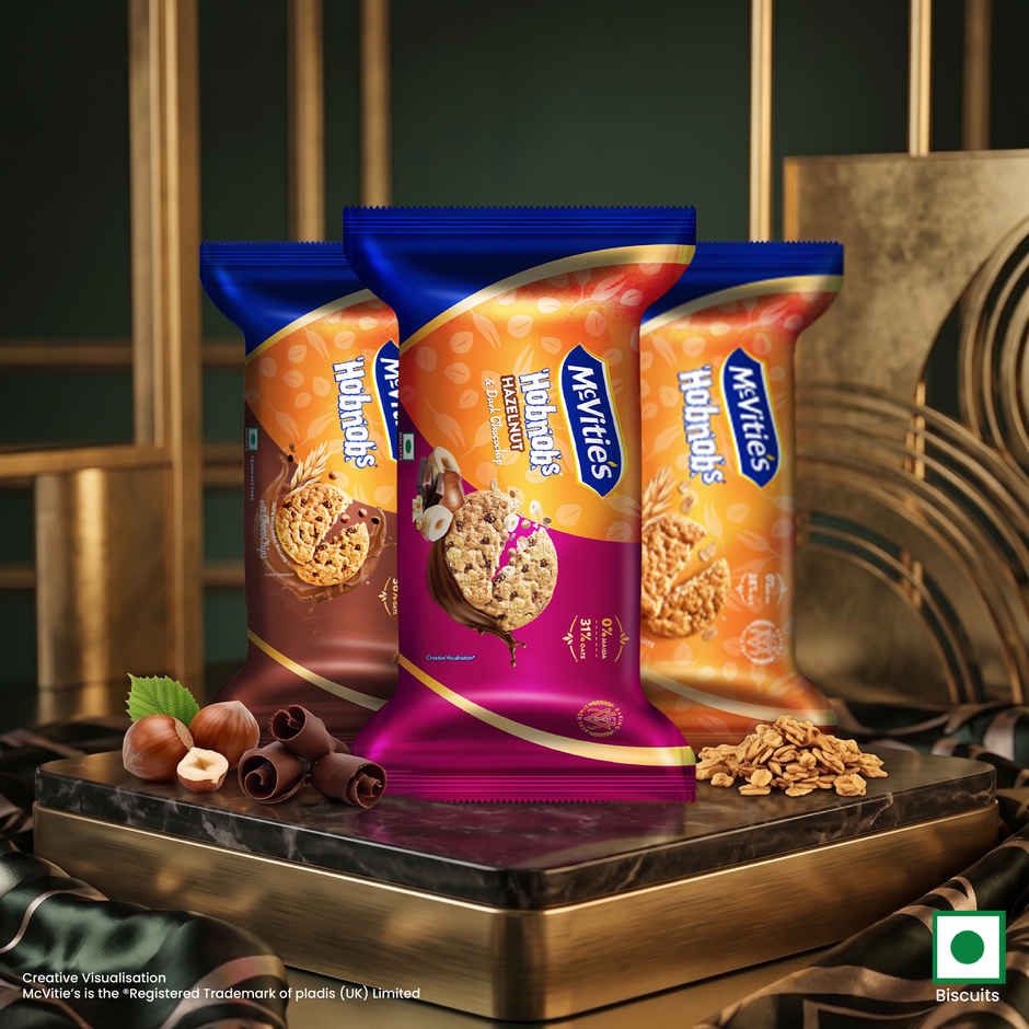McVitie's Hobnobs Oats Chocochip Cookies | 0% maida & 36% Oats