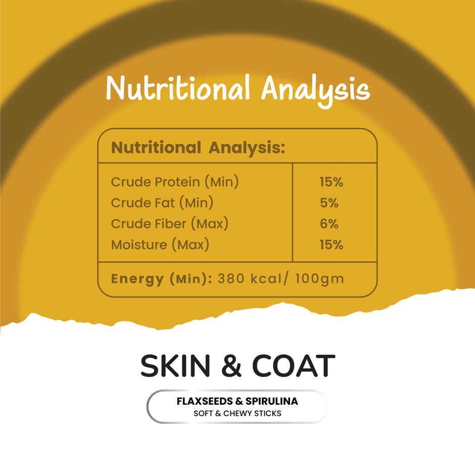 Fullr Skin & Coat Dog Biscuits for All Life Stages, Dog Treats Made with Salmon, Egg & Flaxseed