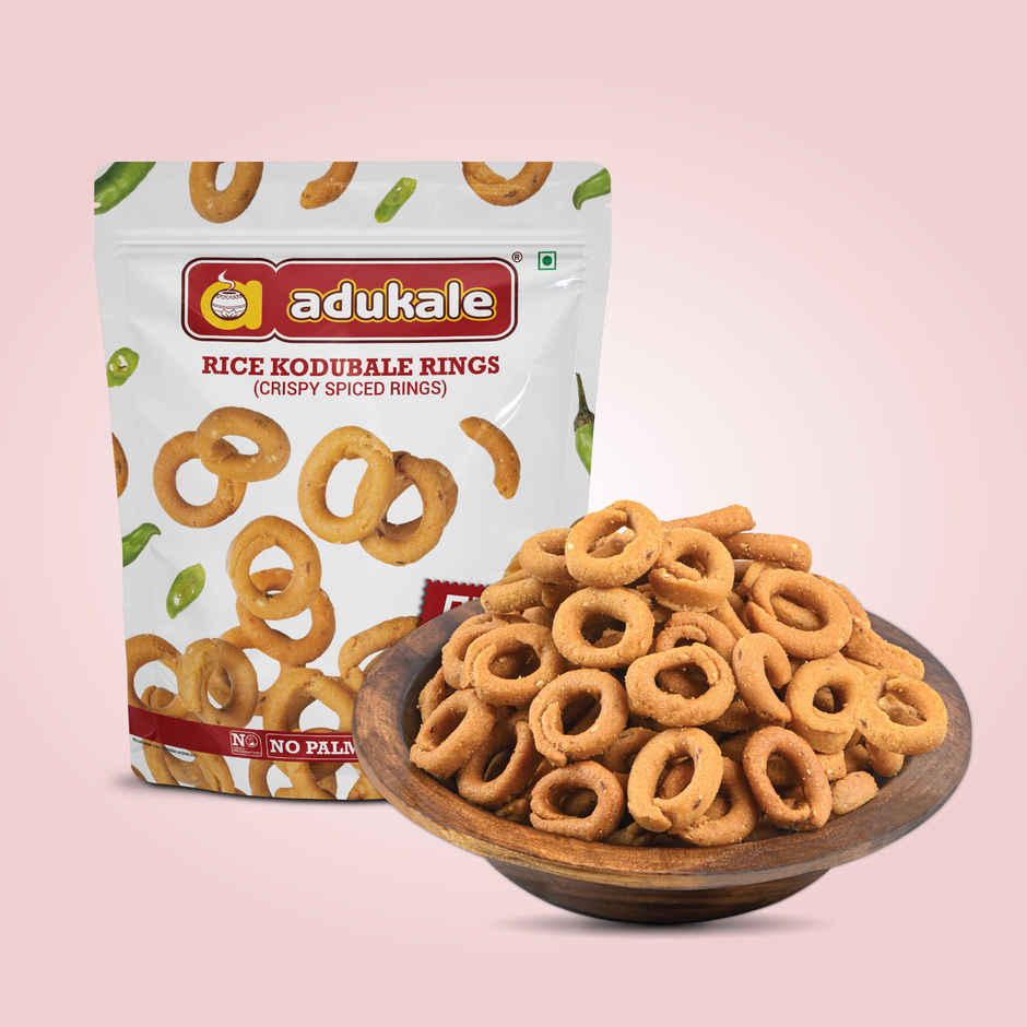 Adukale Rice Kodubale Rings | Crispy Snack Rings